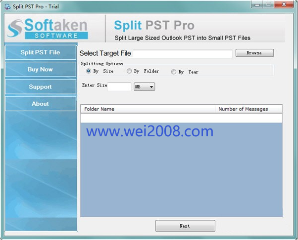 PST文件分割工具Split PST Pro绿色版