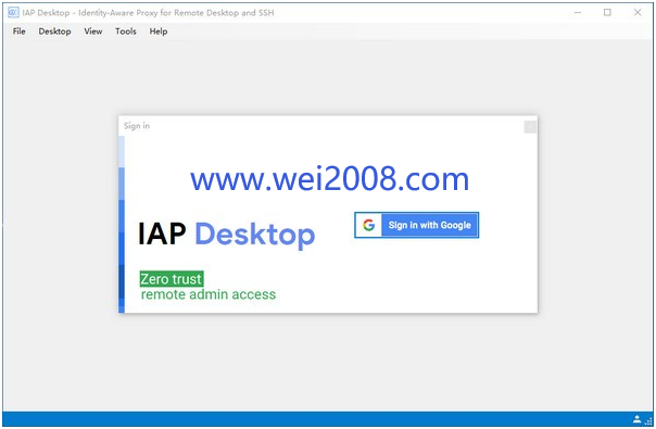 IAP Desktop管理多个远程桌面/SSH连接到运行在谷歌云的虚拟机实例软件